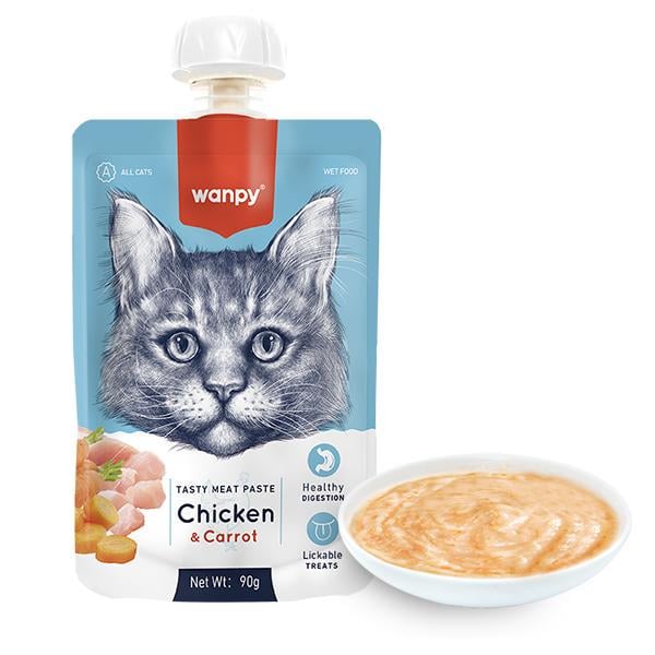 Крем-суп Wanpy Chicken & Carrot 90 г Крем-суп Wanpy Chicken & Carrot 90 г