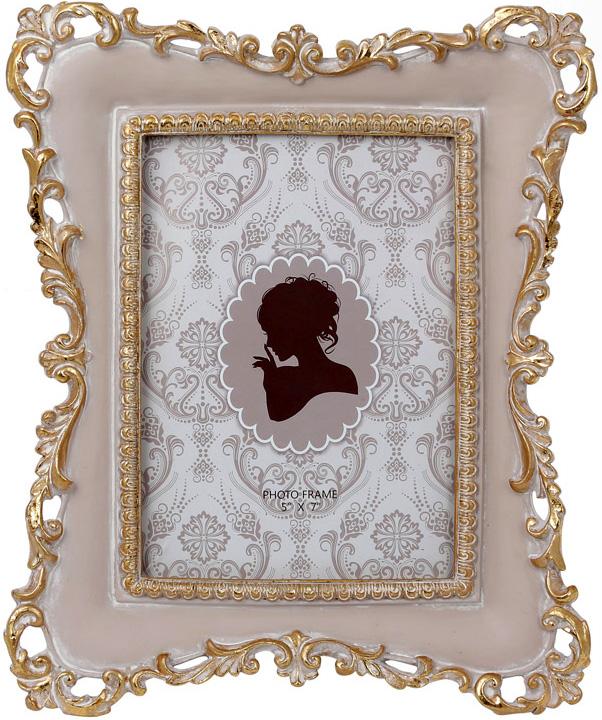 Фоторамка Classic для фото 13х18 см полистоун Пудра с золотом (BD-450-223)