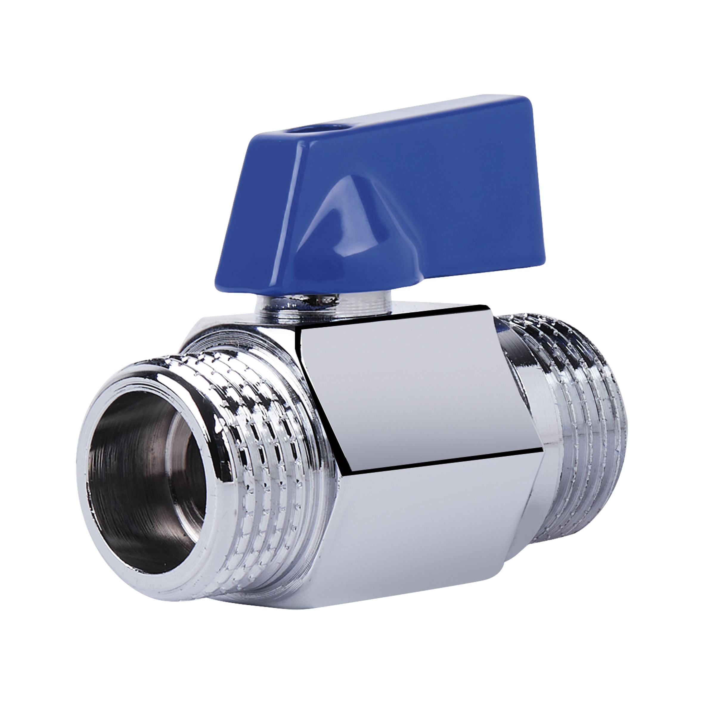 Кран шаровой SD Plus "Mini" 1/2" НР (SD189W15)