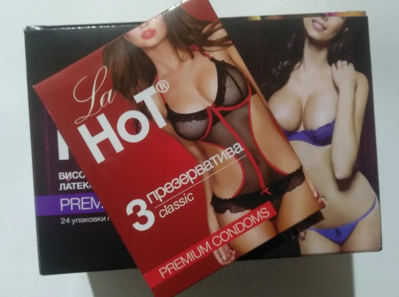 Презервативы La HOT 3 шт./пачка 24 пачки/упаковка (000002563) - фото 3