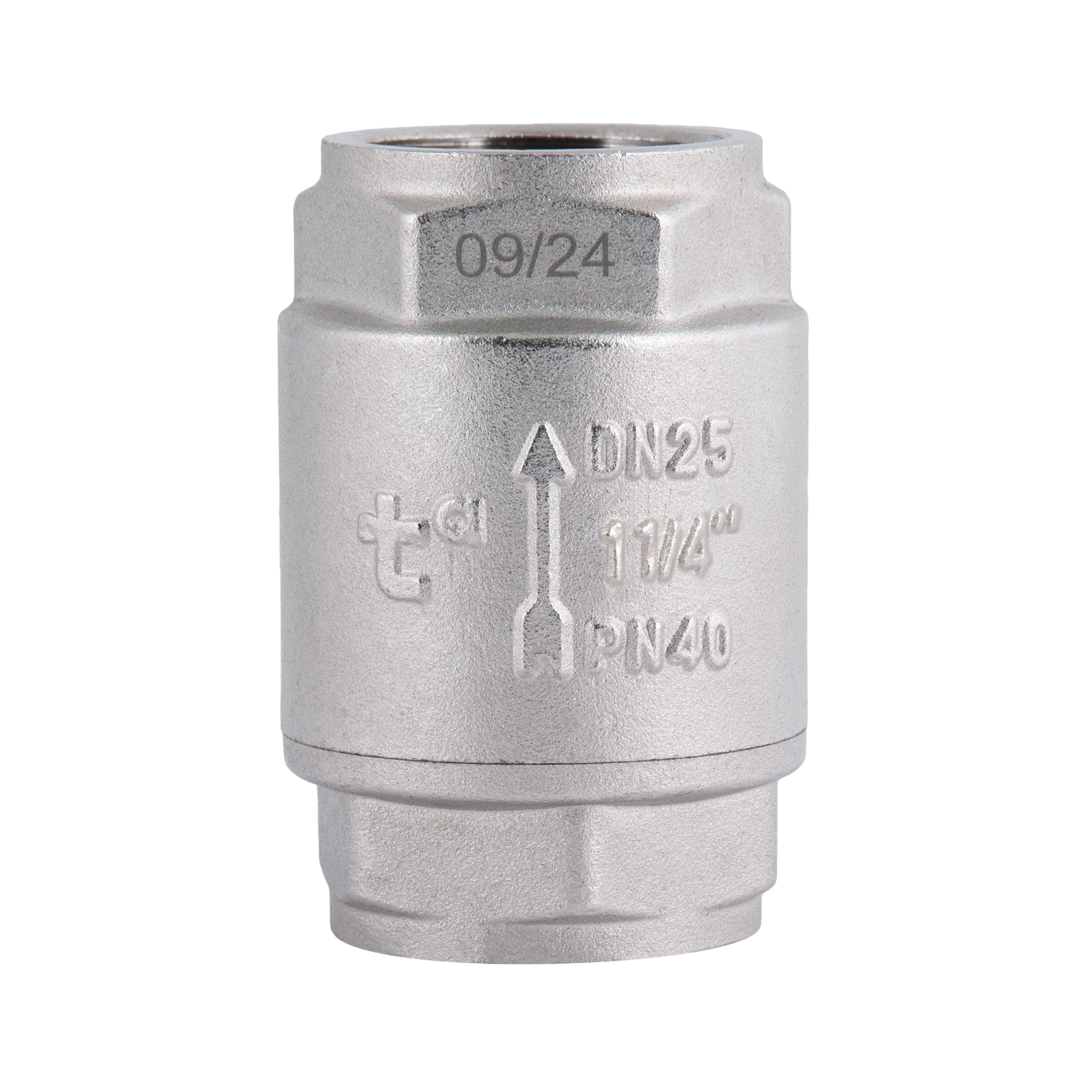 Клапан обратный Thermo Alliance Forte никель с латунным штоком 1-1/4" ВВ (TAF240W32)
