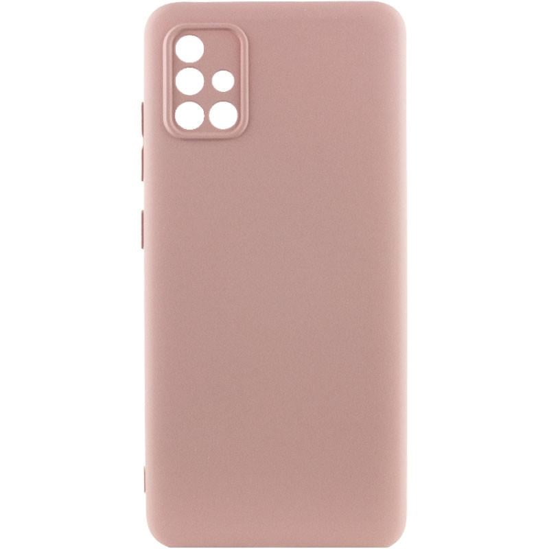 Противоударный Чехол Silicone Cover Lakshmi Full Camera (A) для Samsung Galaxy A51 Розовый / Pink Sand