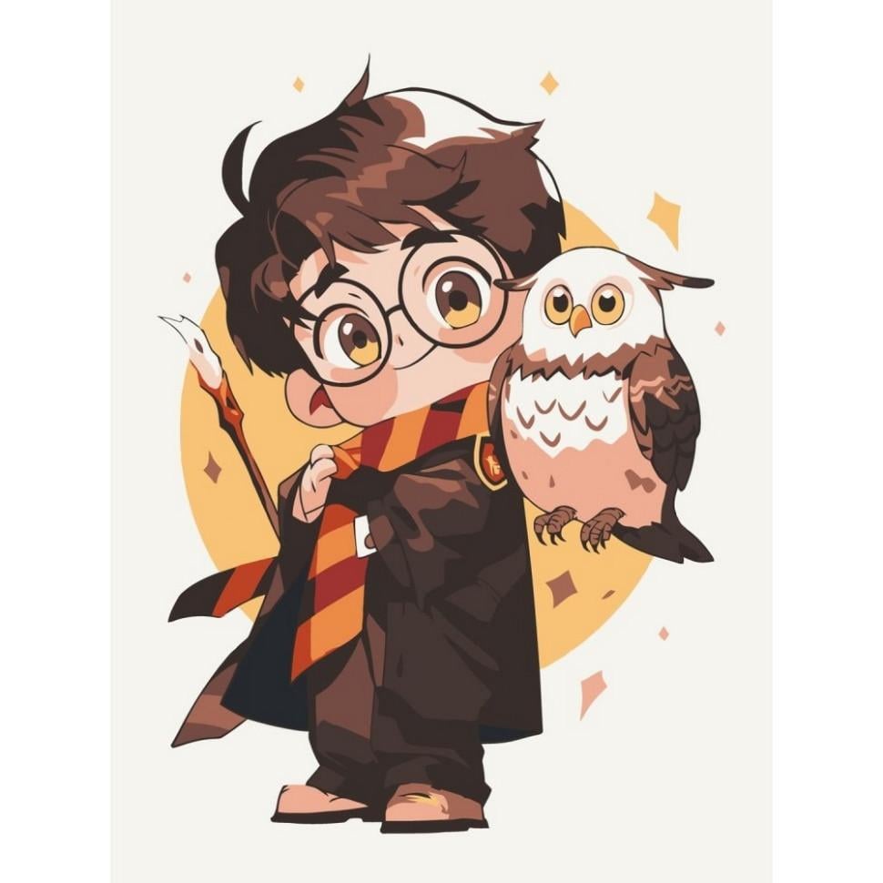 Картина по номерам ART CRAFT Гарри и Гедвига 30x40 см (15594-AC)