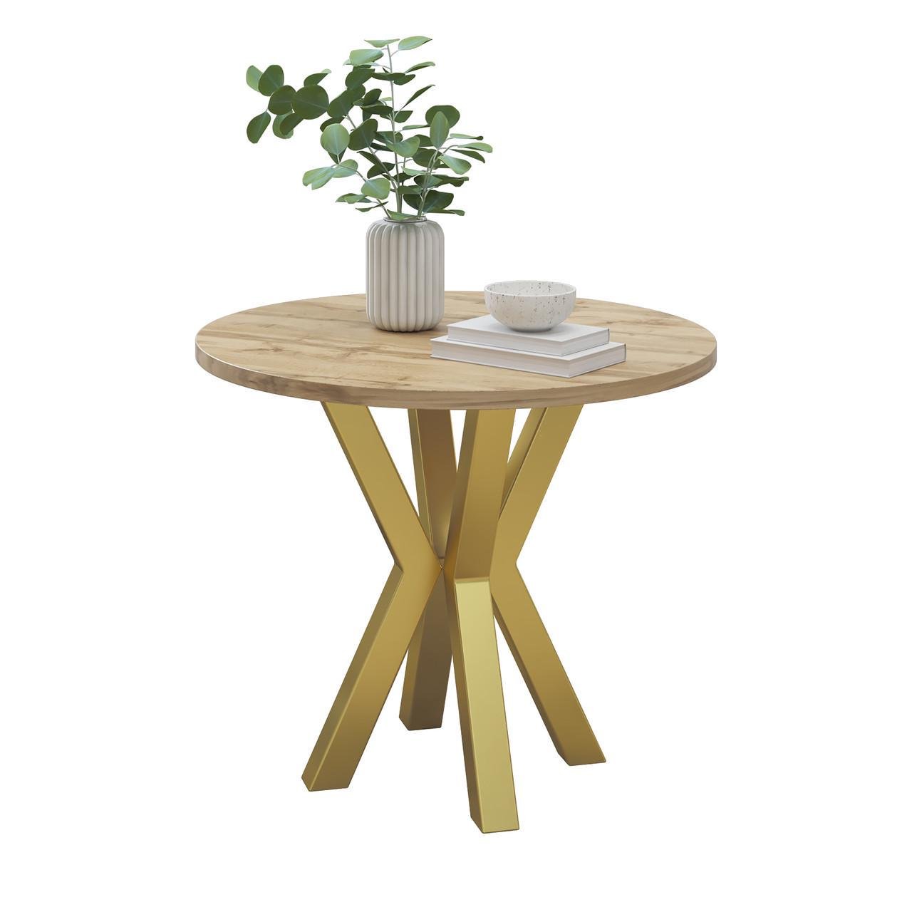 Комплект ножек для журнального стола из металла Scandi 450 мм 4 шт. Золотой (1114) - фото 4