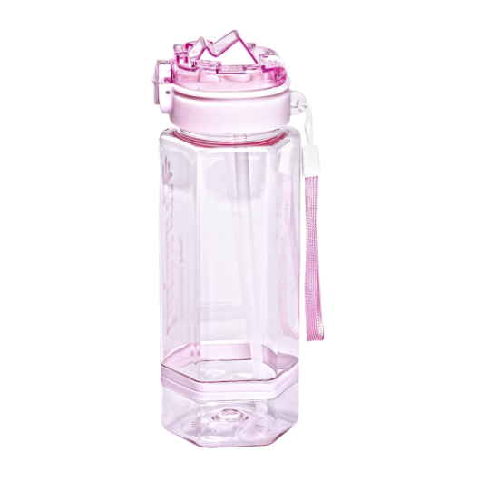 Бутылка для воды Running с ремешком 760 мл Розовый (HP-14-48P) - фото 3