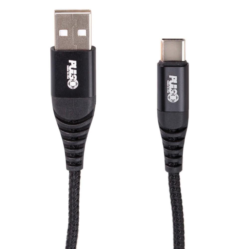 Кабель PULSO USB - Type C 3 А 1 м Black (CC-4201C BK) - фото 1