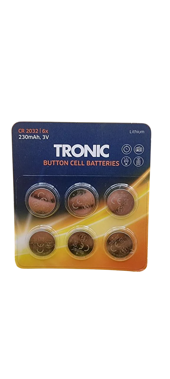 Батарейки таблетки Tronic Lithium 230 mAh 3V 2028 CR 2032 6 шт. (2632741105)
