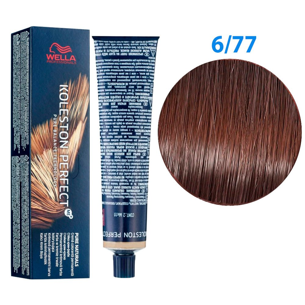 Краска для волос Wella Professionals Koleston Perfect ME+Deep Brown 6/77 Dark Blonde brown Intesive 60 мл - фото 2