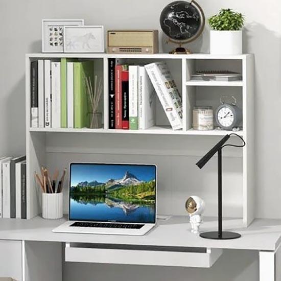 Полка-надстройка настольная из дерева Эмелиса зефир (АКД-018620)