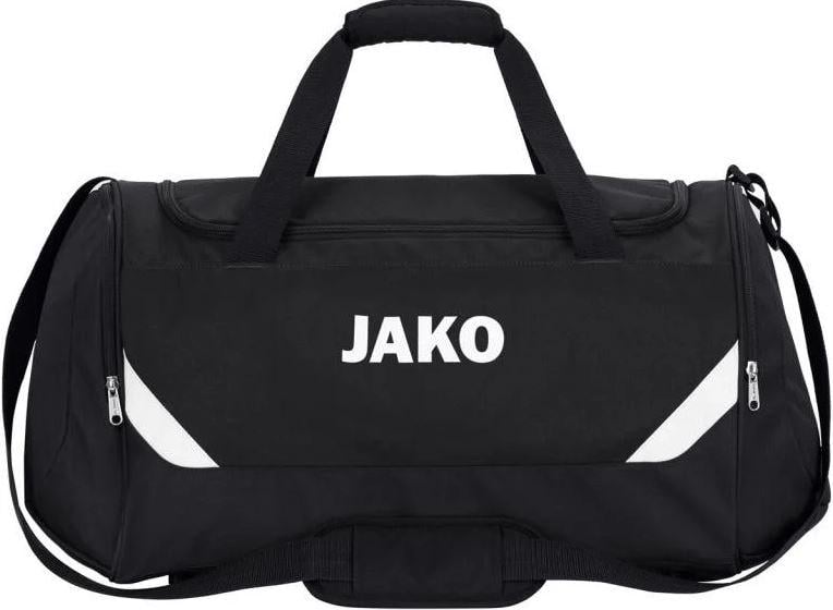 Спортивная сумка JAKO Iconic 28 л 32х65х30 см Черный/Белый (8585053830949)