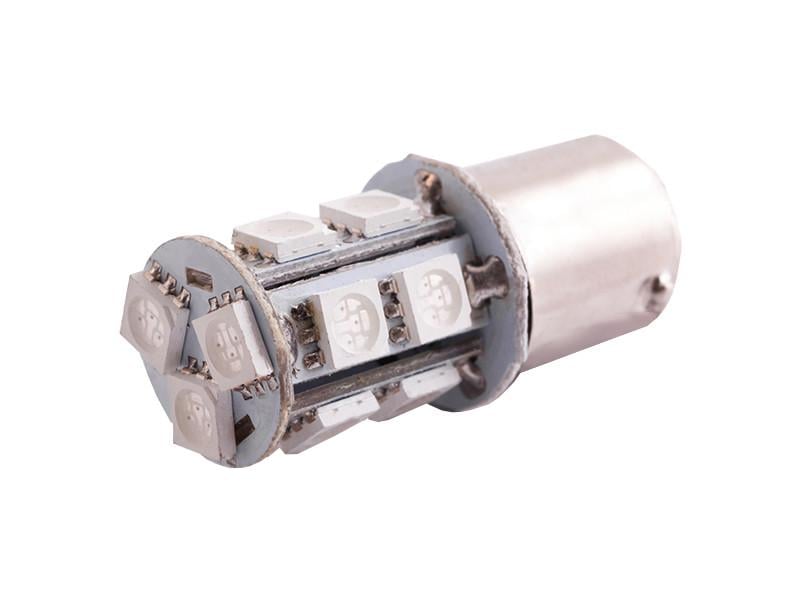 Автолампа светодиодная T25 P21W 1156 12 В SMD5050-13led Красный (196)