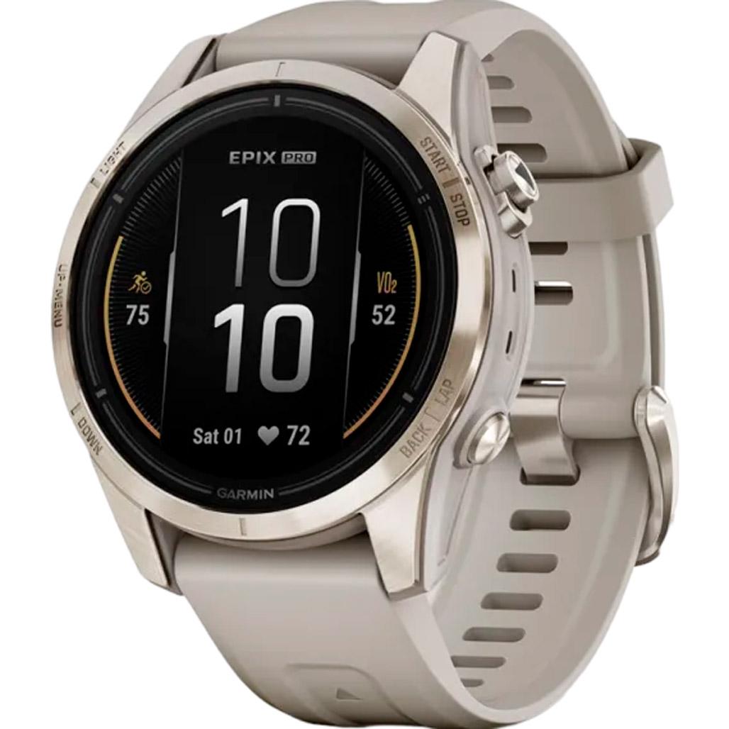 Смарт-годинник Garmin Epix Pro Gen 2 42 мм Sapphire Edition Soft Gold with Light Sand Band (010-02802-10) Смарт-годинник Garmin Epix Pro Gen 2 42 мм Sapphire Edition Soft Gold with Light Sand Band (010-02802-10)