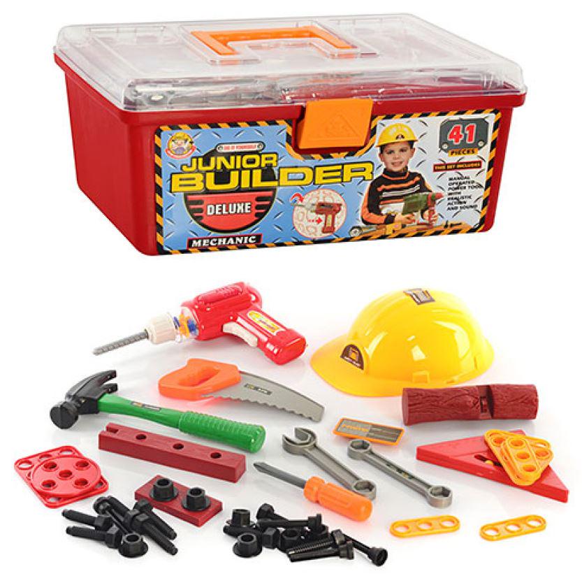 Инструменты детские в чемодане 41 предмет (2058)