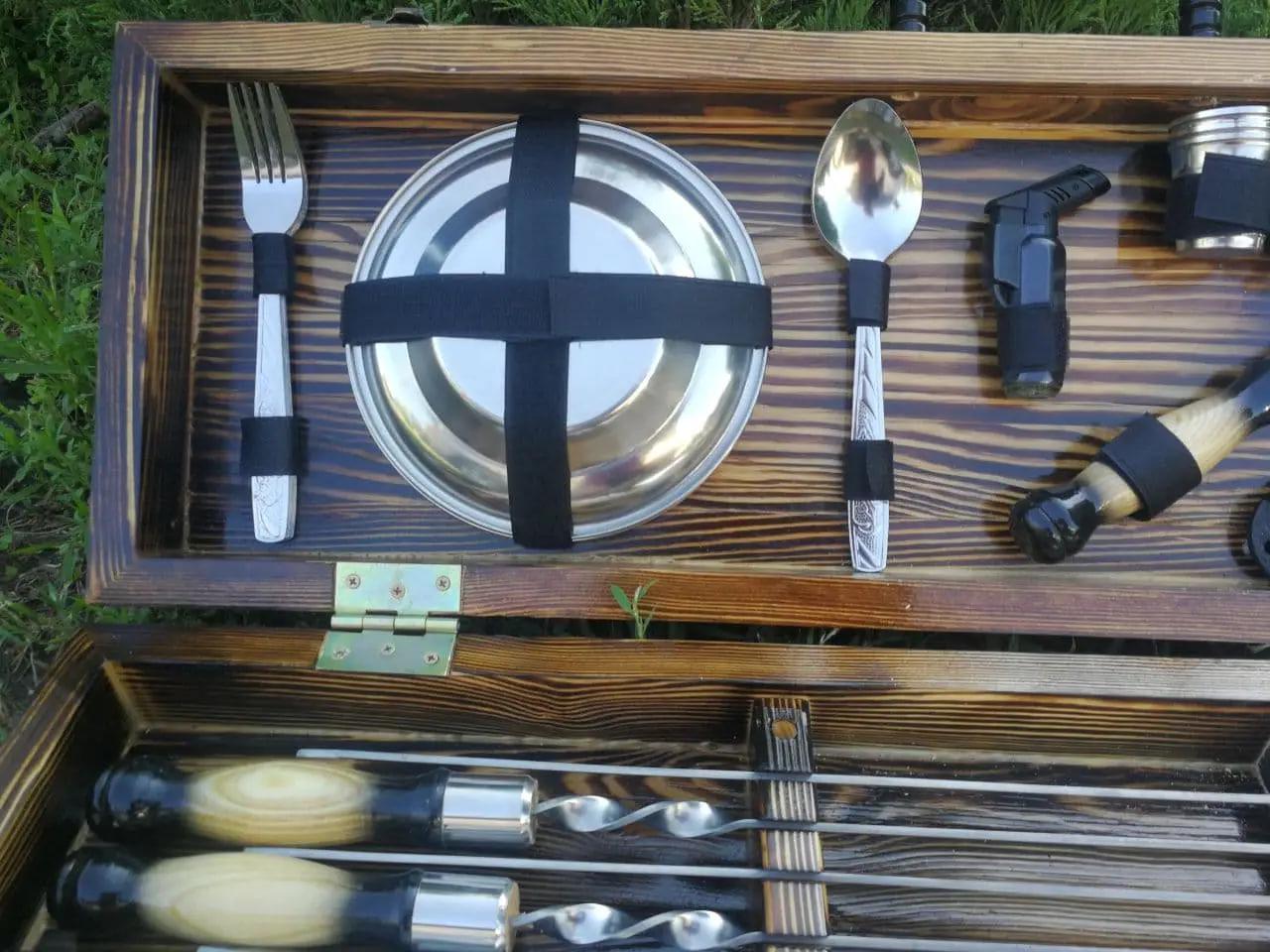 Набор шампуров Форест-4 elite (10644972) - фото 6