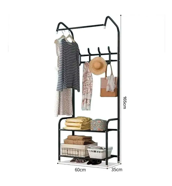 Вешалка напольная RD-1803 с полками на 2 яруса (45250-RD-1803_357) - фото 5