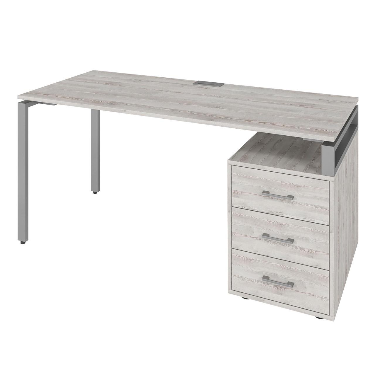 Офісний письмовий стіл Loft Details LM160 160x160x75 см Сосна каньйон (70235)