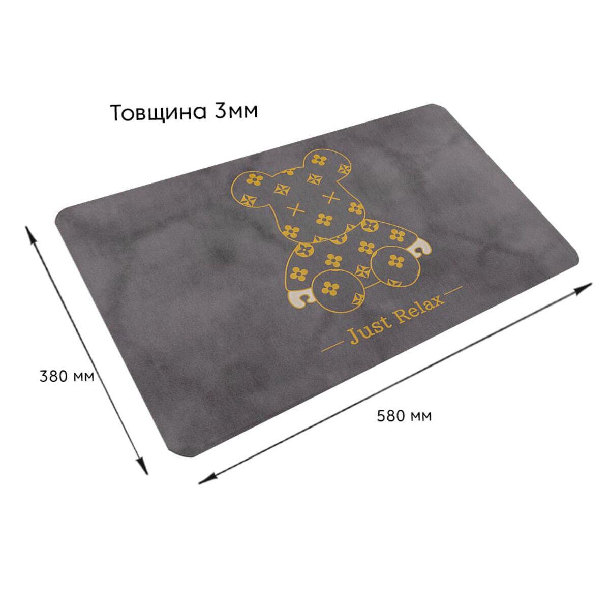 Килимок вологопоглинаючий Just Relax 38x58 см x 3 мм D (SW-00001567) - фото 3 Килимок вологопоглинаючий Just Relax 38x58 см x 3 мм D (SW-00001567) - фото 3