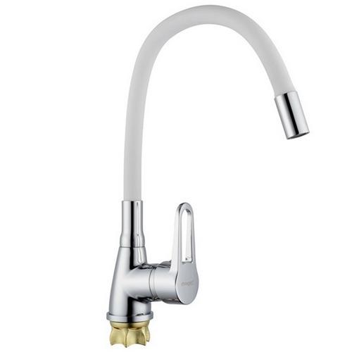 Смеситель для кухни Champion Sop 014-045 MI6362 с гибким изливом Белый (237514)