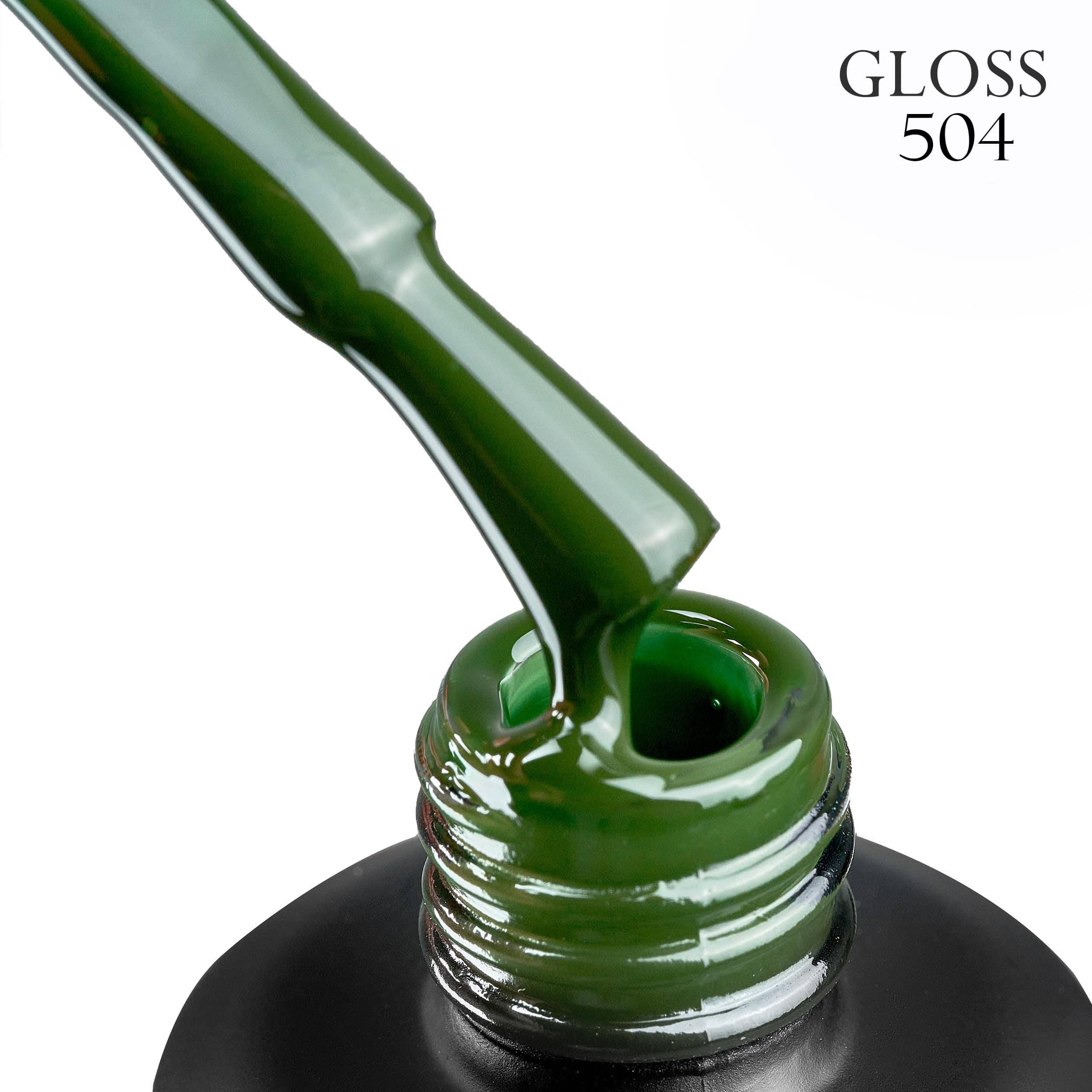 Гель-лак Gloss 11 мл 504 Насыщенный зеленый (75849) Гель-лак Gloss 11 мл 504 Насыщенный зеленый (75849)