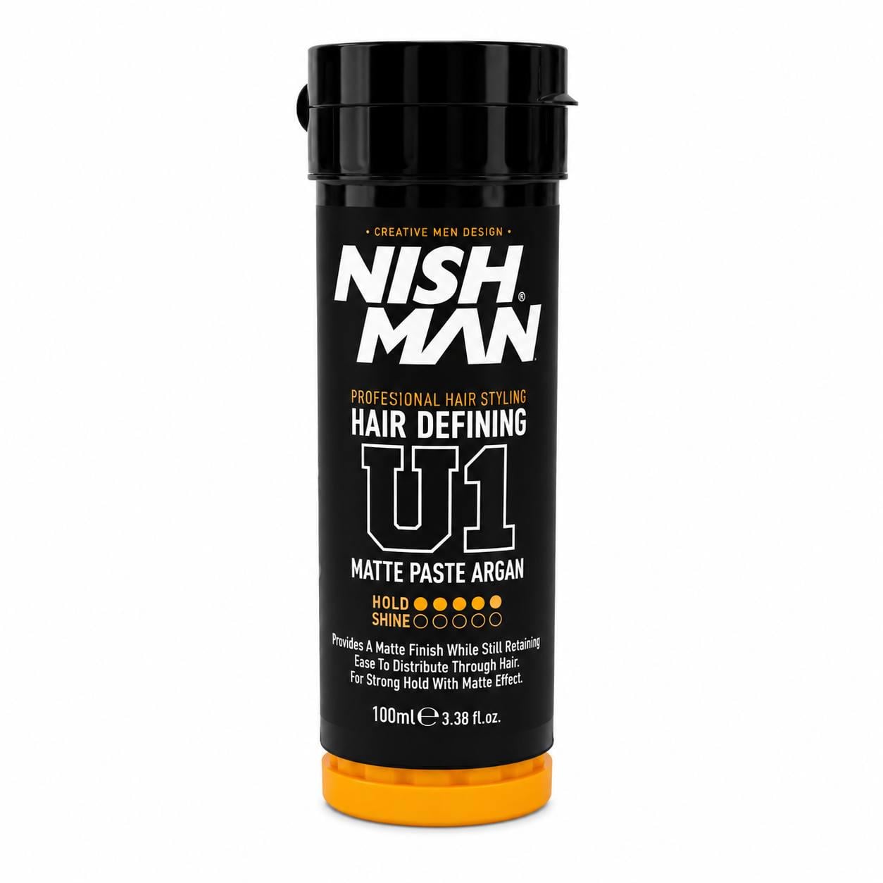 Паста для стилізації волосся матова Nishman Matte Paste Argan U1 туба 100 мл (NMN-208U1)