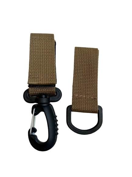 Комплект карабінів 2 шт. Койот (26473006) - фото 1 Комплект карабінів 2 шт. Койот (26473006) - фото 1