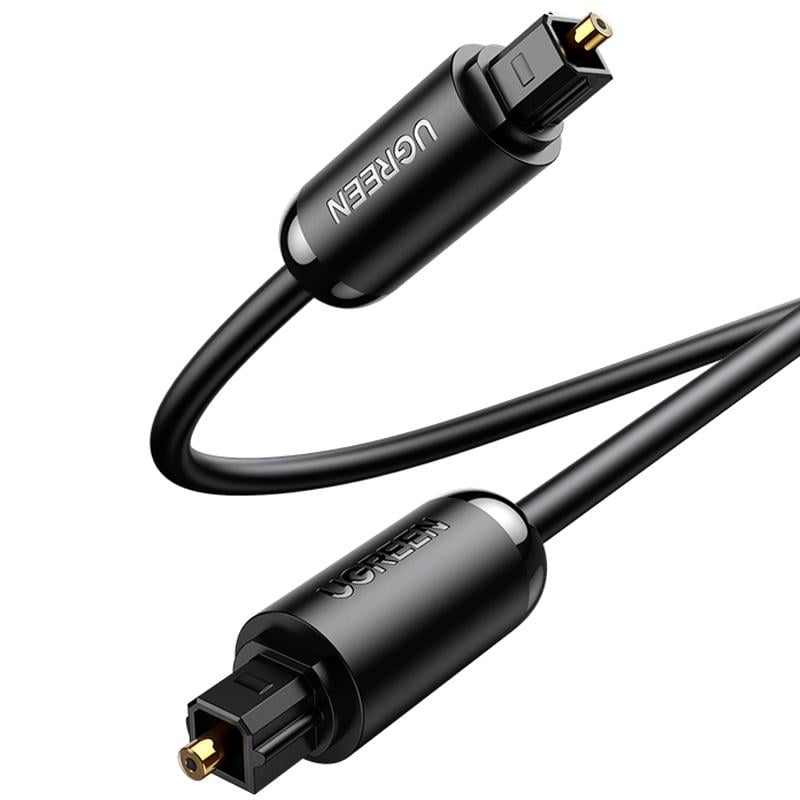 Аудио кабель оптический  UGREEN AV122 Toslink Optical Audio Cable Pro EIAJ S/PDIF 3 м Black (70893)