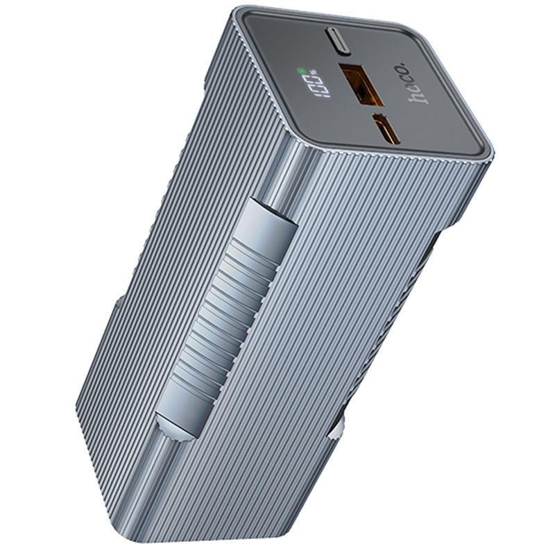 Повербанк Hoco Q15 Flashlight 22,5W 10000 mAh Metal gray (00000067631_2)