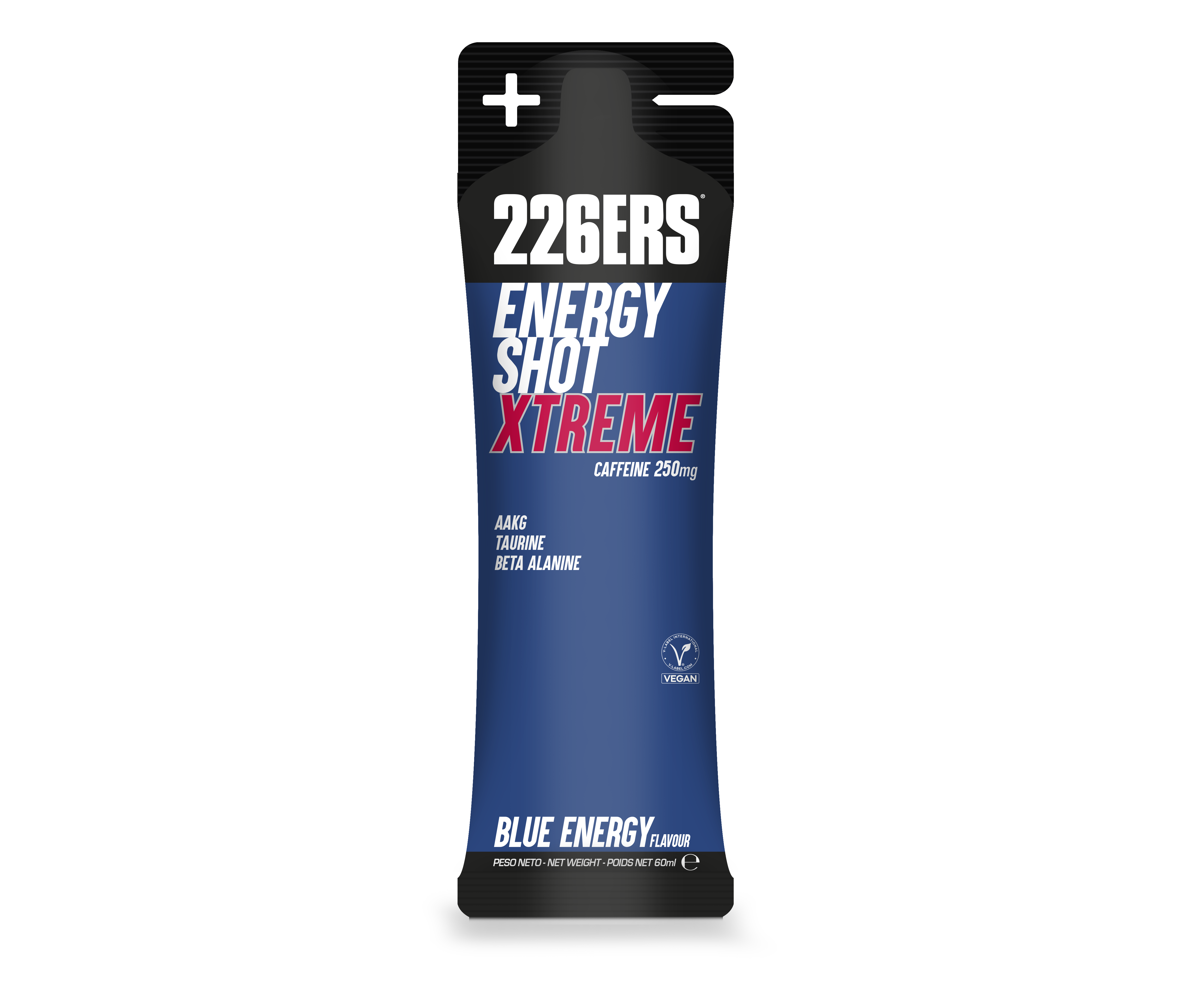 Енергетик 226ERS ENERGY SHOT 250 мг кофеїну blue energy стік 60 мл