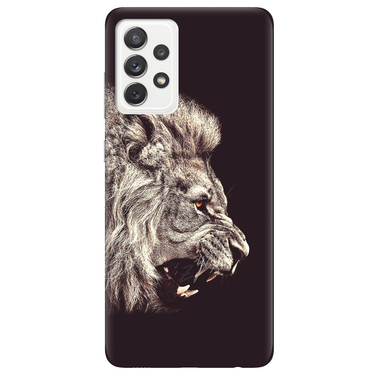 Силиконовый чехол Zorrov для Samsung Galaxy A72 - LION (15140040062124076)