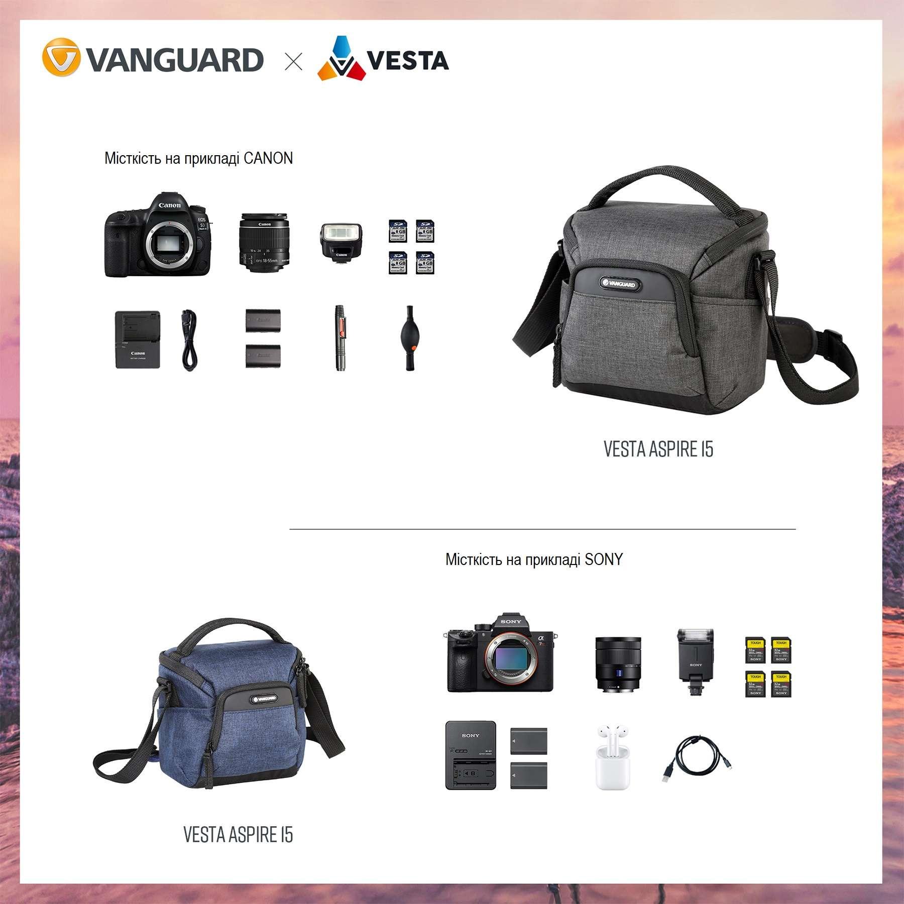 Сумка Vanguard Vesta Aspire 15 Gray (877) - фото 19