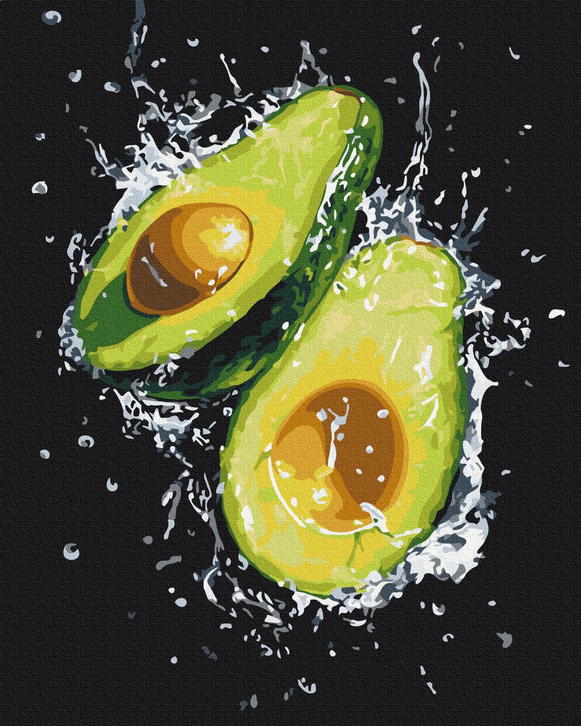 Картина по номерам Brushme Свежесть авокадо 40x50 см (BS54147)