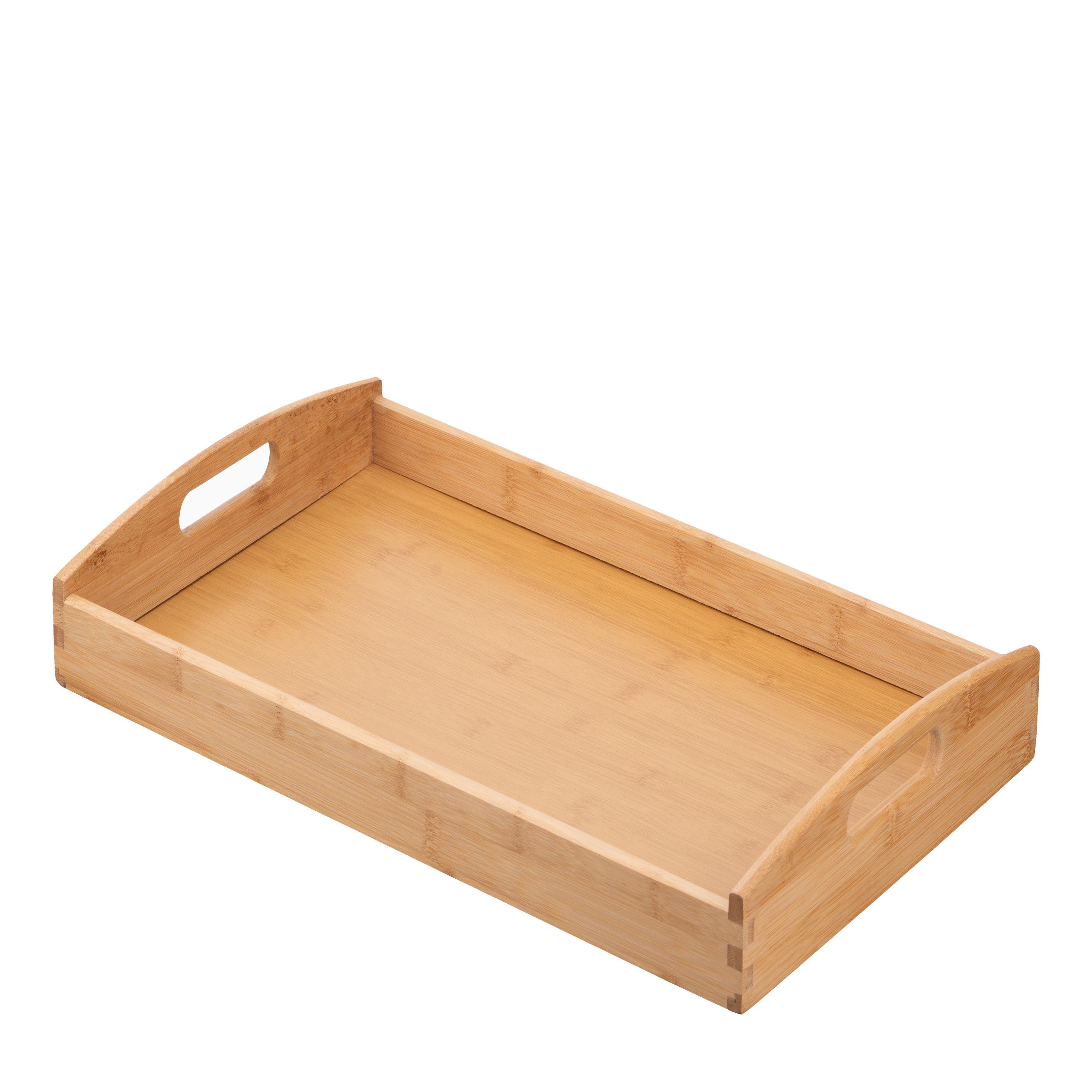 Таця Ardesto AR1445BM Midori прямокутний з ручками бамбук 45х33х7 см (113636d2)