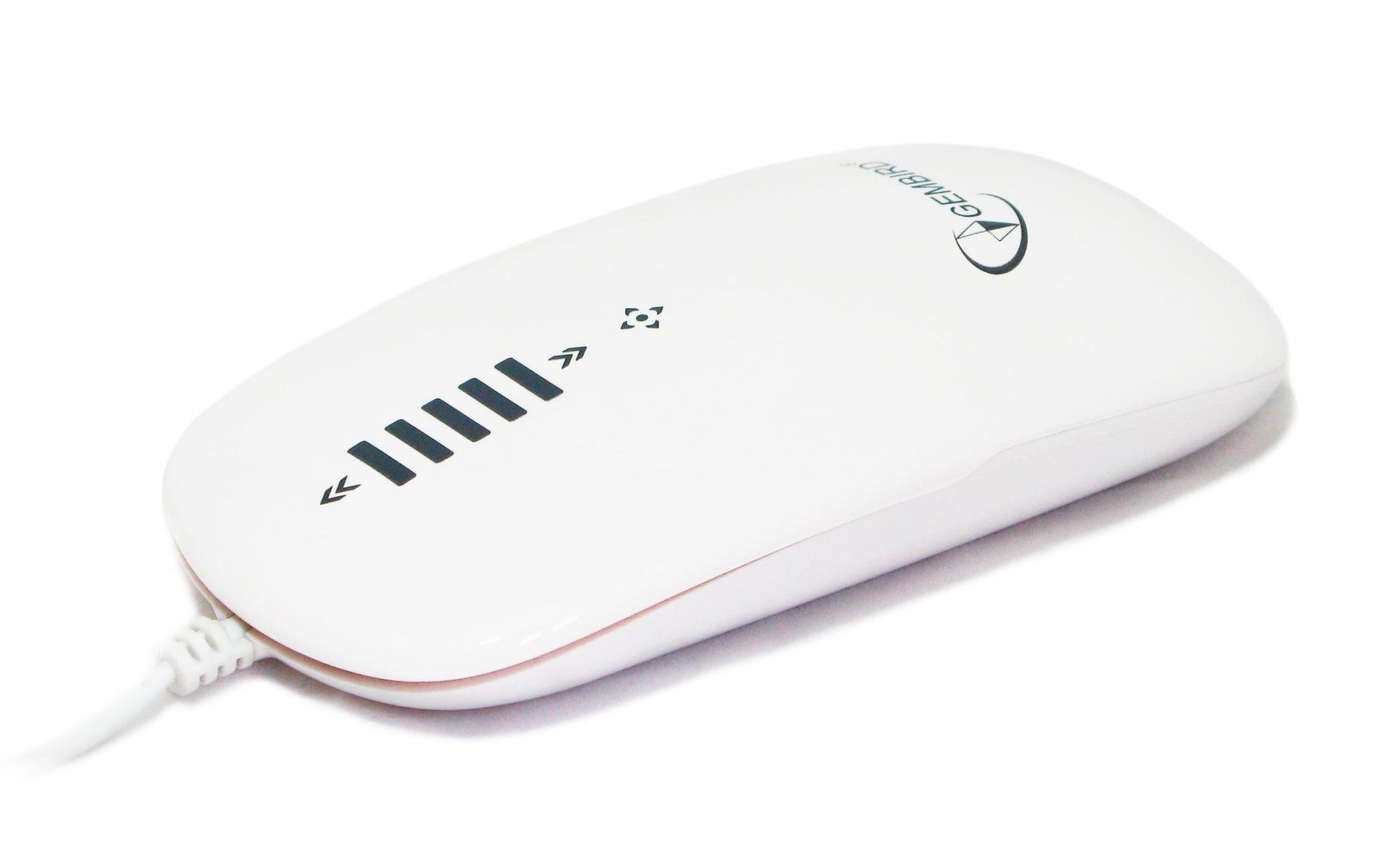 Миша Gembird MUS-PTU-001-W USB White (34657)