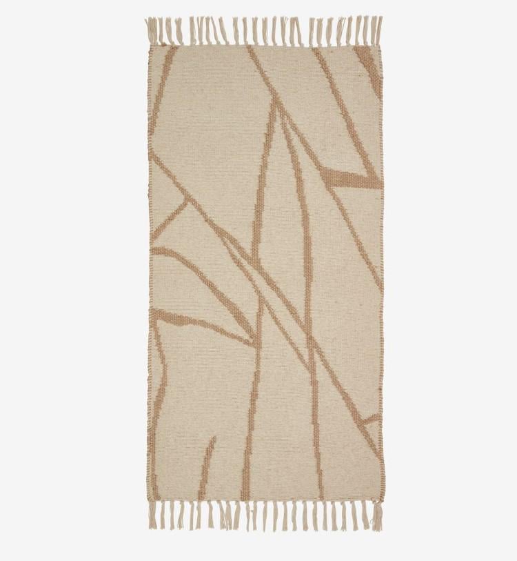 Ковер 60x120 см Бежевый (909a62b5)