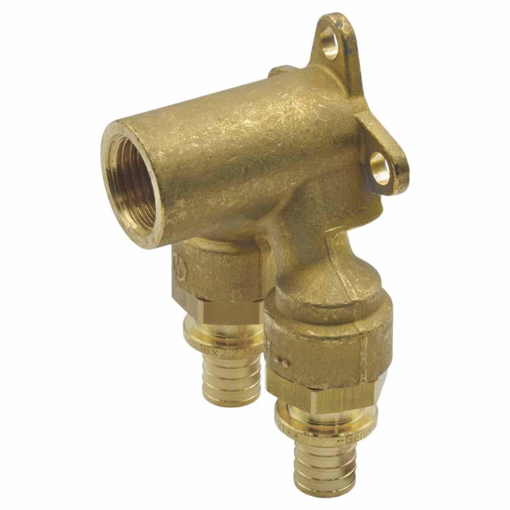 Уголок натяжной General Fittings Gold Fix 16x1/2"Вx16 настенный проходной (340034H160416A) Уголок натяжной General Fittings Gold Fix 16x1/2"Вx16 настенный проходной (340034H160416A)