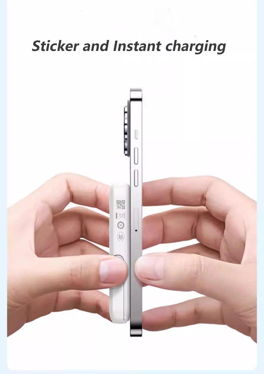 Повербанк магнітний Magsafe Anker A1618 5000 mAh для iPhone з підставкою для телефона Білий (26389475) - фото 8