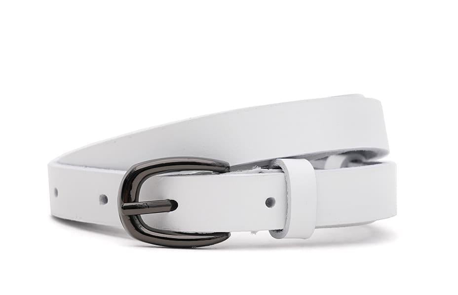 Ремень женский кожаный Borsa Leather 110v1genw32 White
