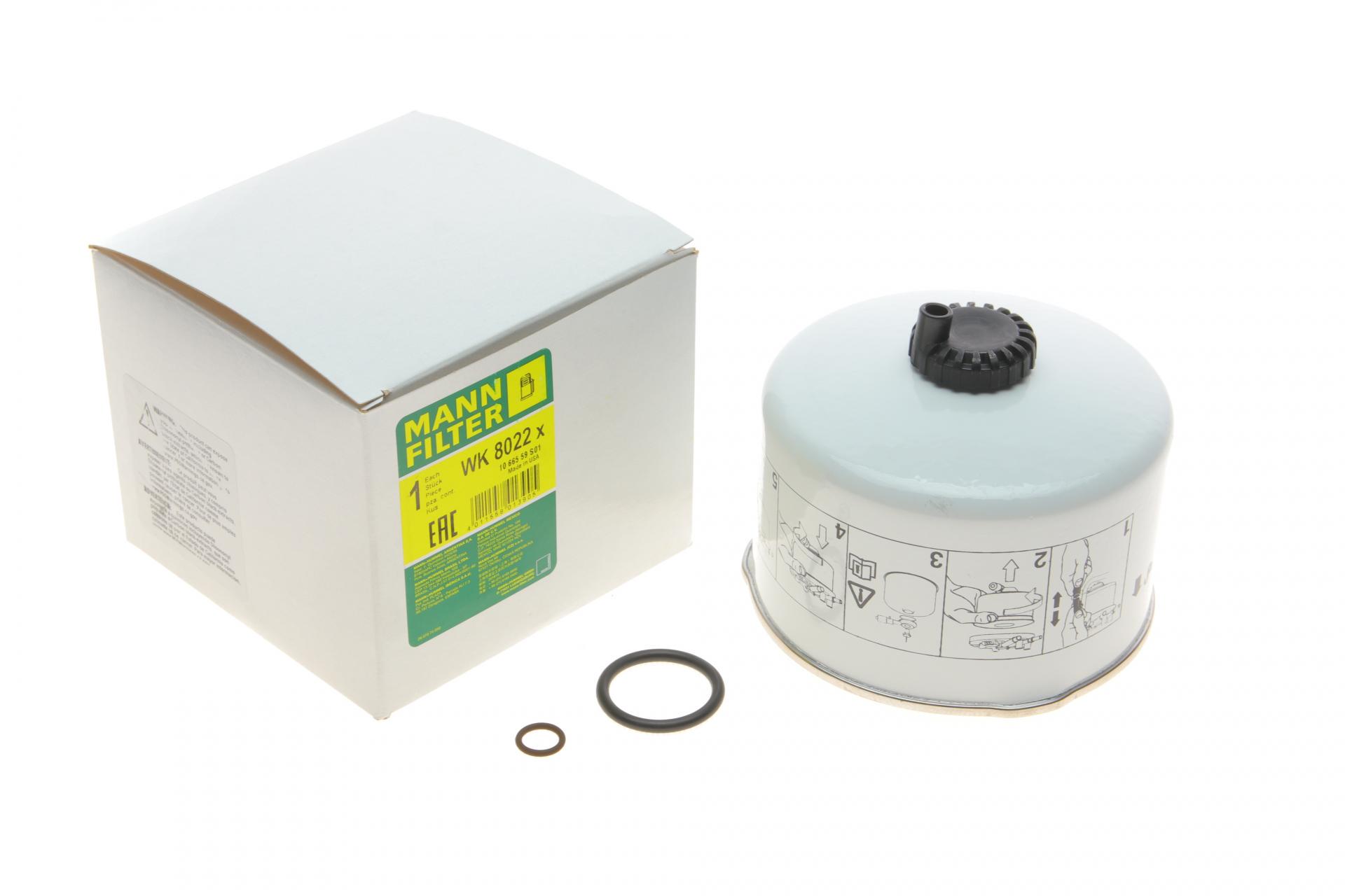 Фильтр топливный Mann-Filter для Land Rover Discovery 2,7TD-3,6D 92x107 (WK 8022 X)