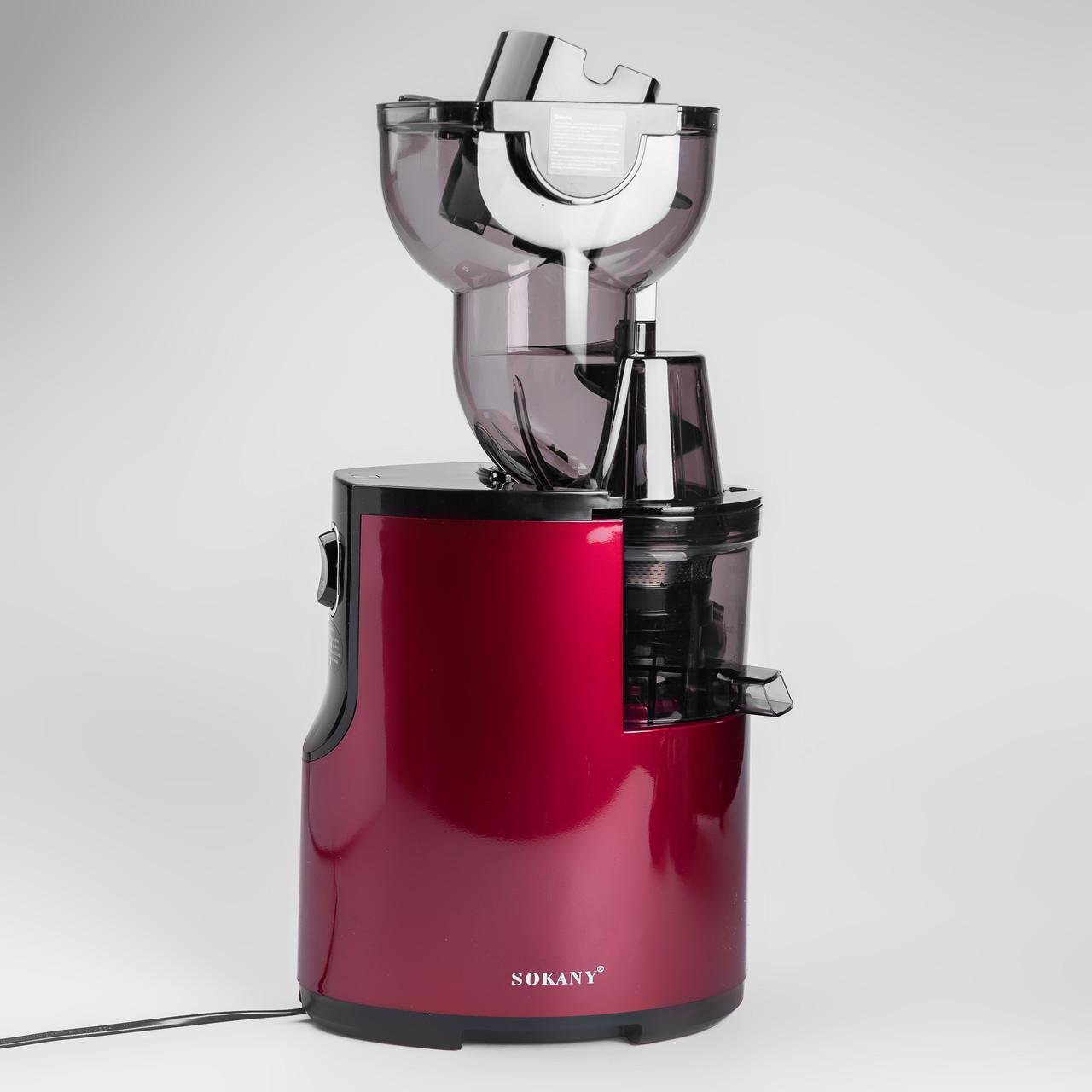 Соковижималка шнековая Sokany для томатов 2 скорости 300 Вт Красный (5863) - фото 7 Соковижималка шнековая Sokany для томатов 2 скорости 300 Вт Красный (5863) - фото 7