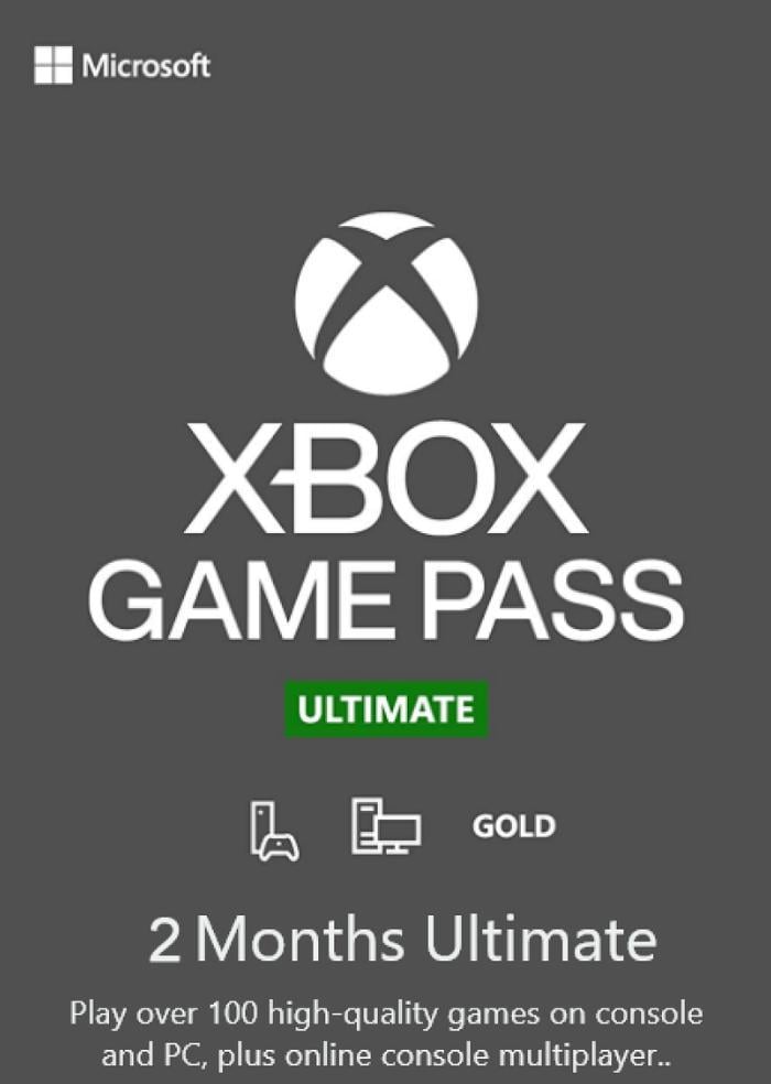 Электронный код/подписка Xbox Game Pass Ultimate 2 месяца Xbox One/Series для всех регионов и стран (83277459)