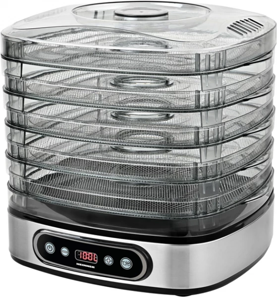 Сушарка для овочів та фруктів Heinner HFD-K380SSBK (1674338) - фото 3 Сушарка для овочів та фруктів Heinner HFD-K380SSBK (1674338) - фото 3