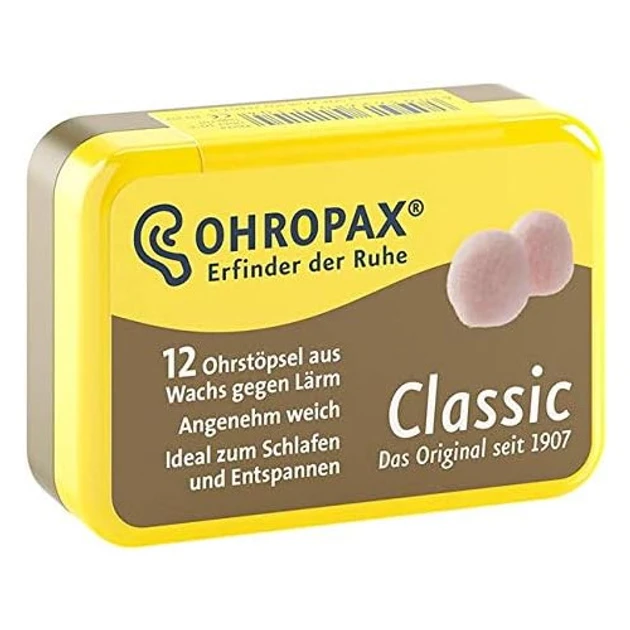 Беруши восковые для сна Ohropax 12 шт. SNR 22 дБ (2071692102) - фото 1 Беруши восковые для сна Ohropax 12 шт. SNR 22 дБ (2071692102) - фото 1