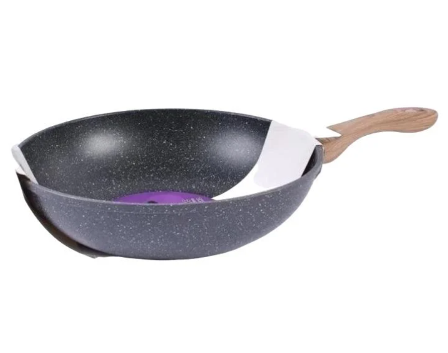 Сковорода WOK Вenson BN-486 с антипригарным мраморным покрытием Ø28 см (SKVRDD-015)