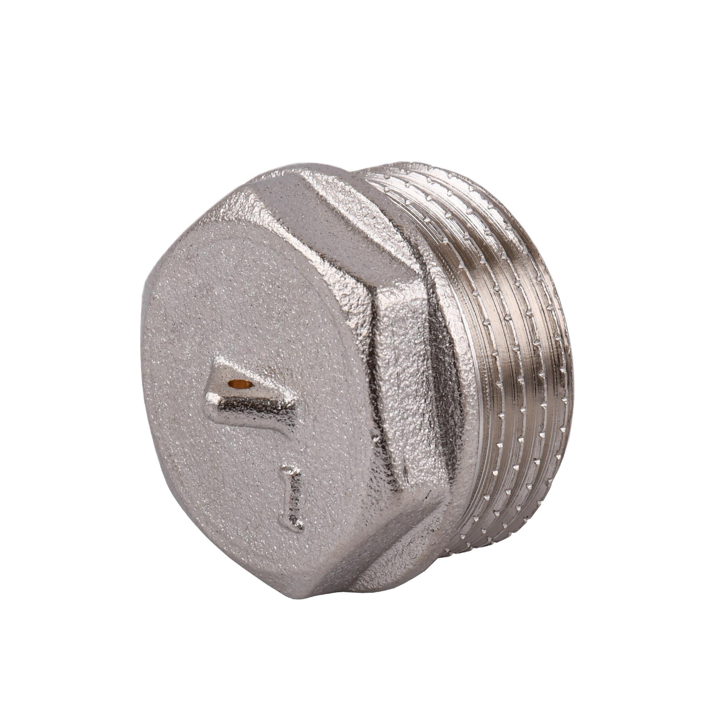 Заглушка никелированная Optimum 1"С под пломбу NC502P (000030762) Заглушка никелированная Optimum 1"С под пломбу NC502P (000030762)