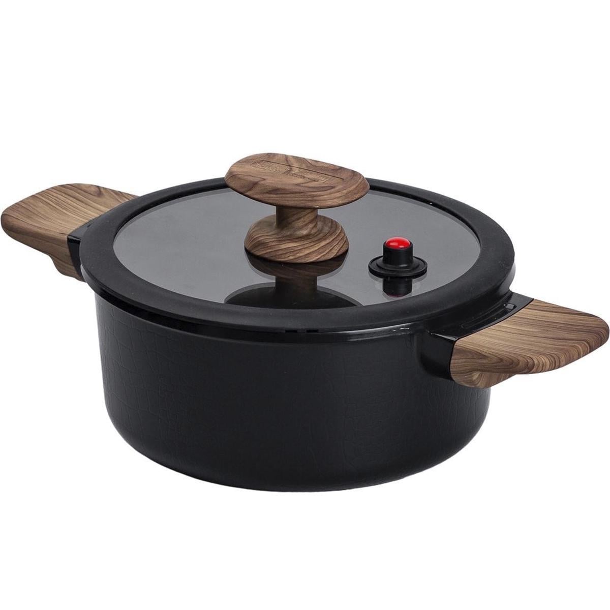 Кастрюля алюминиевая MGC с антипригарным покрытием 2 л Черный (HP-4-452B) Кастрюля алюминиевая MGC с антипригарным покрытием 2 л Черный (HP-4-452B)