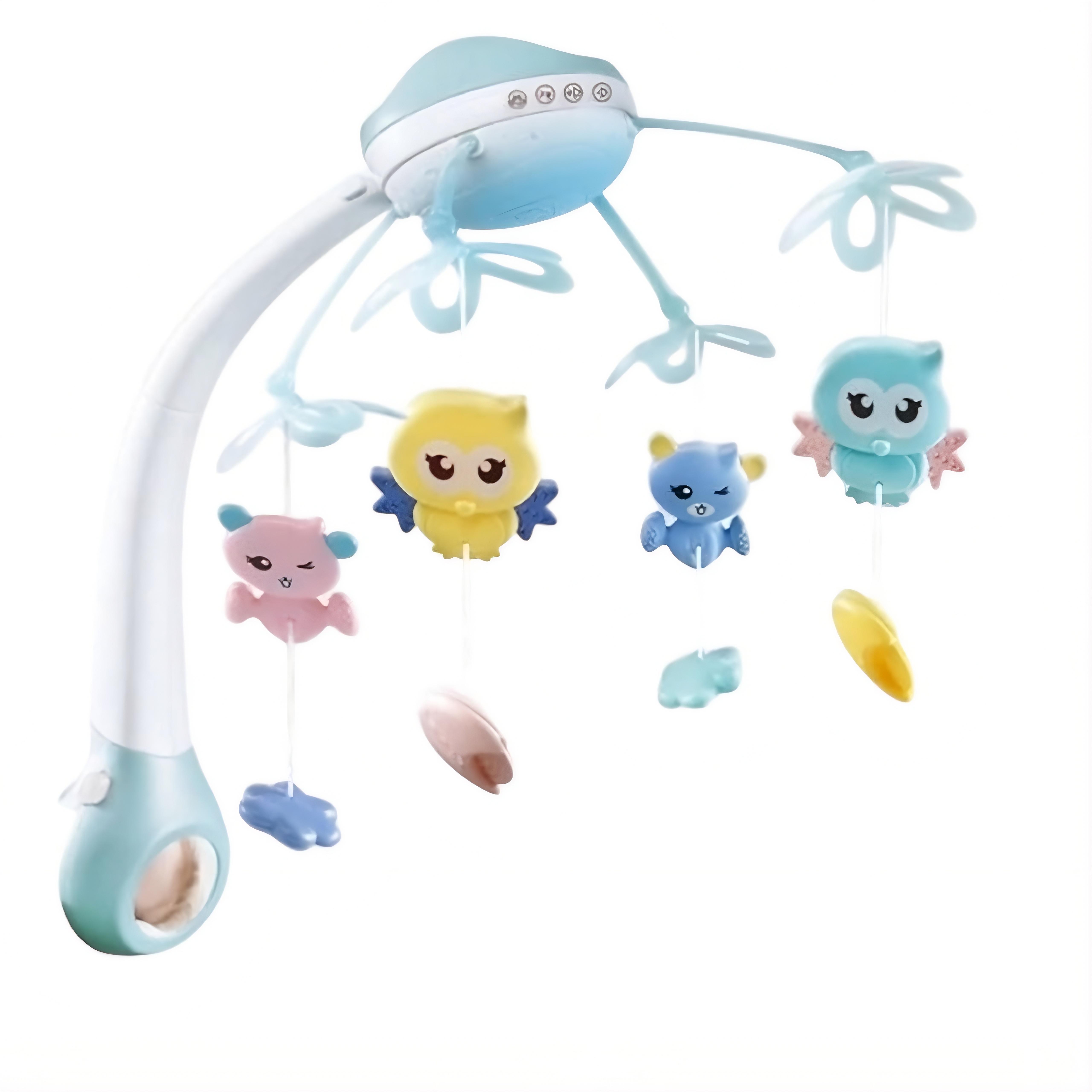 Карусель музыкальная на кроватку HB0006ABCD-1 Голубой (31767149)