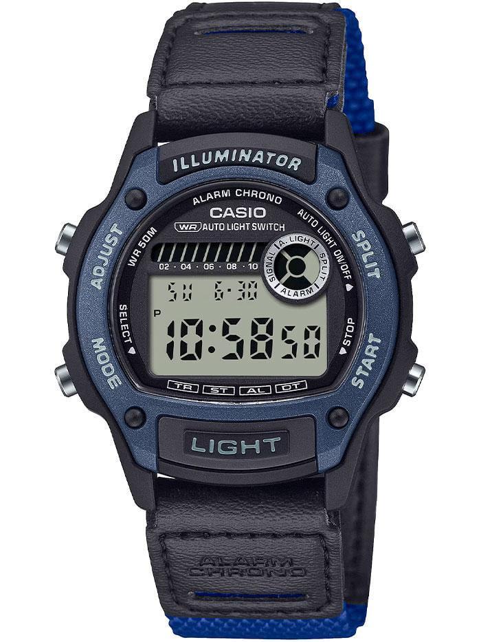 Мужские наручные часы Casio W-220HF-2A Timeless Collection Casio Collection с подсветкой (2972947177)