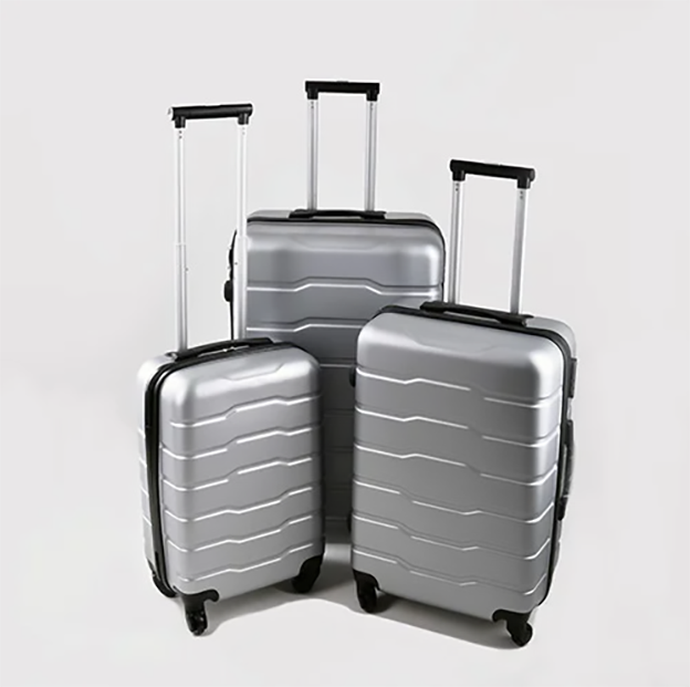 Набор чемоданов туристических пластиковых на колесиках Hoz (MMS-12692-9)