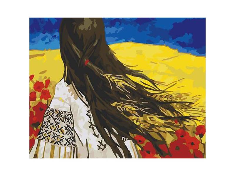 Картина за номерами ArtCraft 10340-AC Вільна в Україні 40х50 см (L066057)