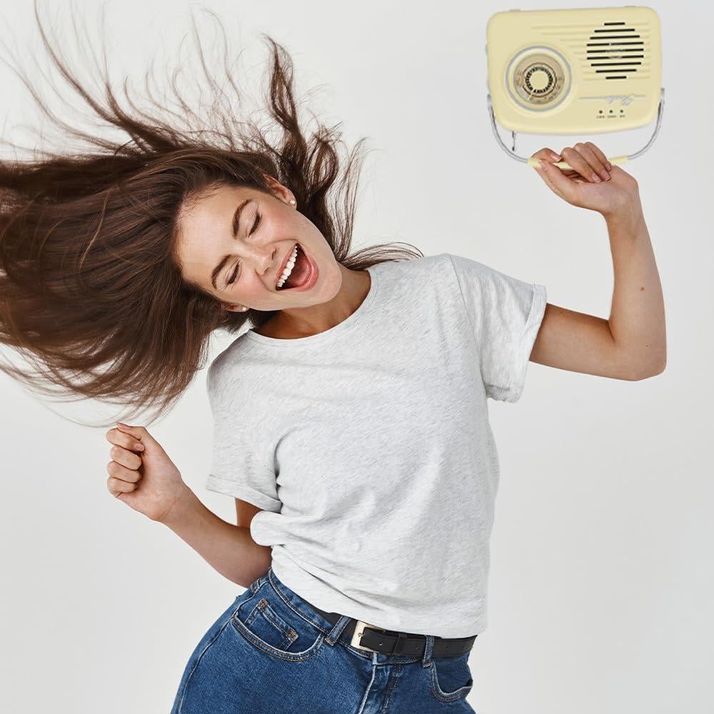 Радиоприемник в стиле ретро с аккумулятором Bluetooth AM/FM Beige (23864583) - фото 7 Радиоприемник в стиле ретро с аккумулятором Bluetooth AM/FM Beige (23864583) - фото 7